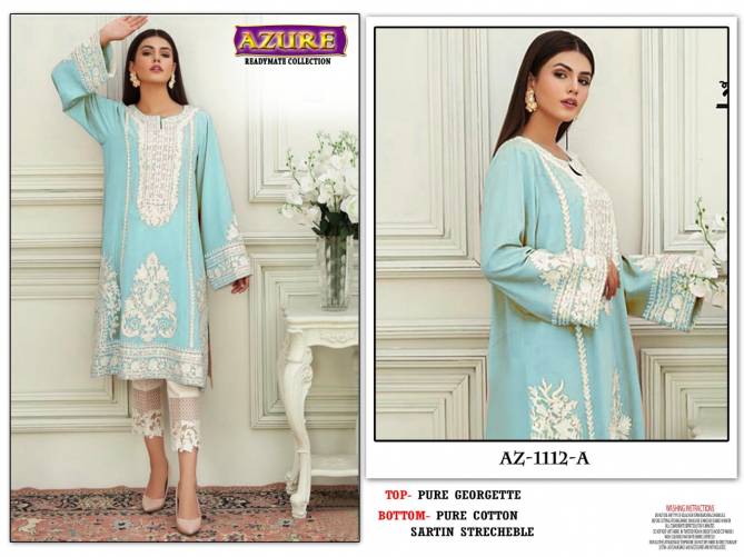 Azure 1112 Stylish Fancy Western Wear Wholesale Top With Bottom Collection
